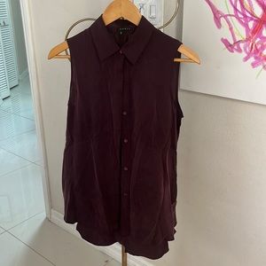 Super soft Theory silk shirt size small/ petite